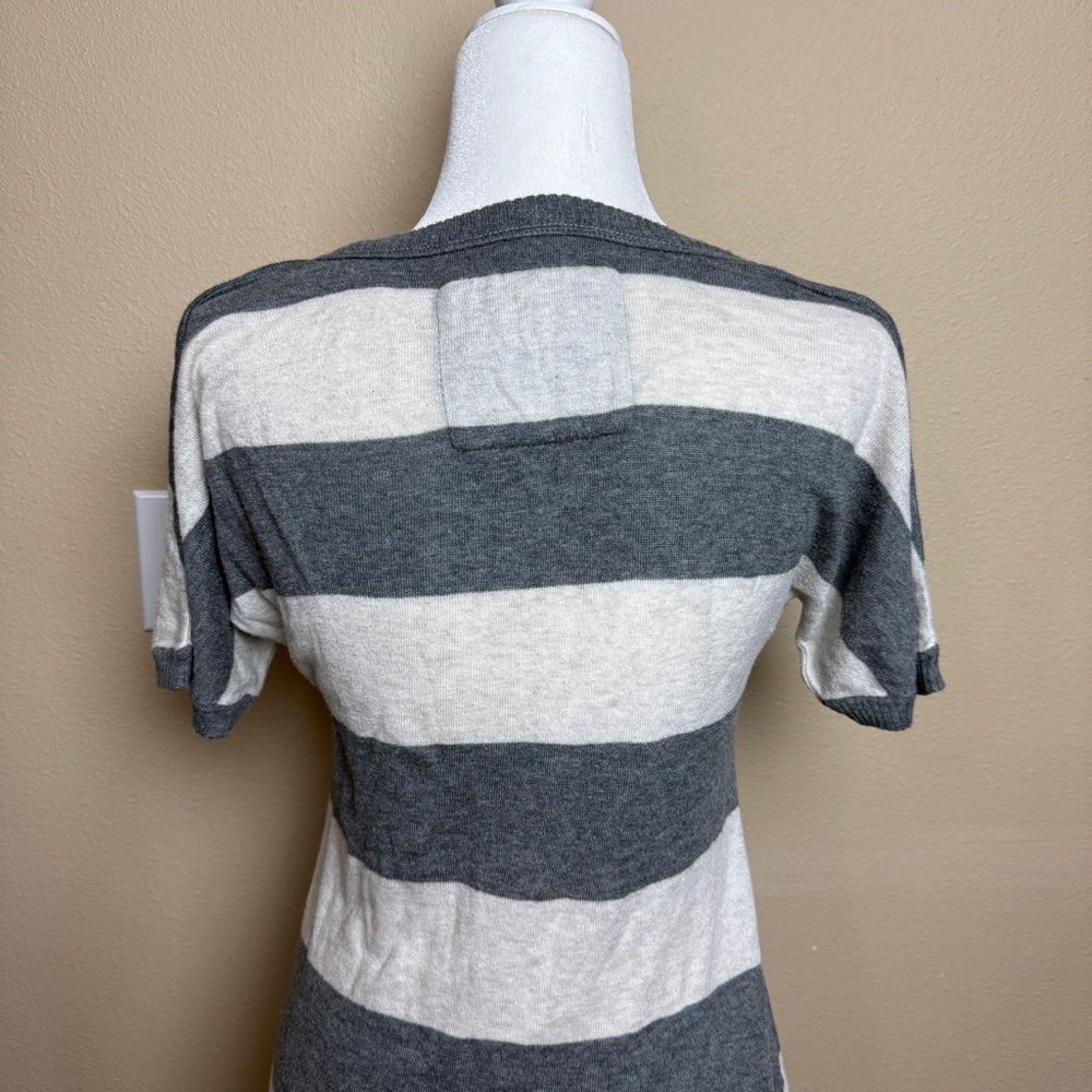 Vintage Hollister Stripped V Neck Shirt- Small - Picture 8 of 10